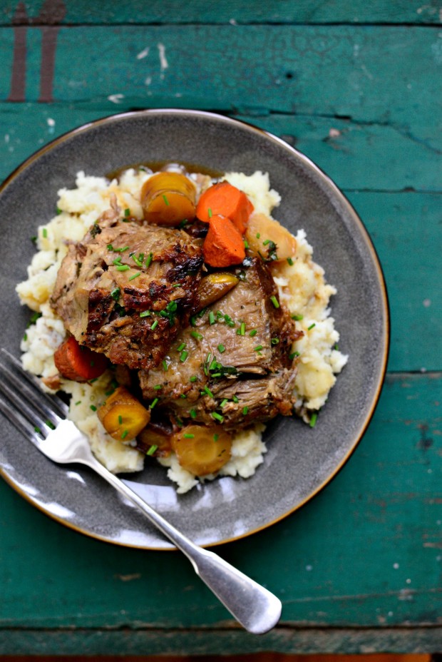 Cider-Braised Pork Shoulder | Faith, Hope, Love, and Luck Survive Despite a Whiskered Accomplice