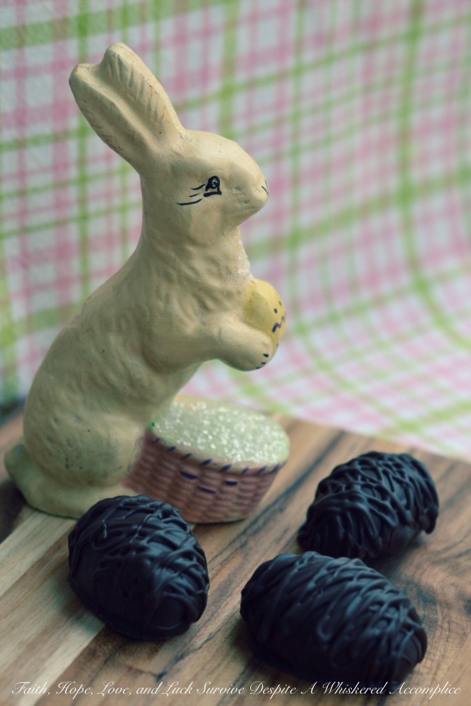 Butterfinger Easter Eggs - This Easter, ditch the traditional candy and surprise everyone with a homemade peanut butter and chocolate treat that's sure to become a new holiday favorite. With just four simple ingredients, you can create irresistible, crunchy Butterfinger Easter Eggs. These homemade candy eggs, made with candy corn, peanut butter, dark cocoa candy melts, and a touch of shortening, are guaranteed to be the most sought-after treasure in everyone's basket this year.