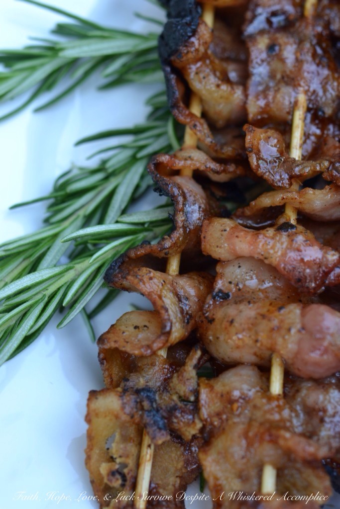Day 3 - Taco Seasoning: Grilled Bacon - There is bacon, and then there is grilled bacon. Imagine strips of thick-sliced, flavor-packed bacon threaded onto skewers, rendered to bubbly, golden-brown perfection over a low, open flame, then mopped in a zesty, Mexican-inspired sauce made with an easy homemade taco seasoning. It’s smoky, it’s spicy, and arguably the most addictive thing you’ll ever pull off the grill. Once you experience the sticky, addictive crunch of grilled bacon, your stove-top skillet is going to start feeling pretty lonely.