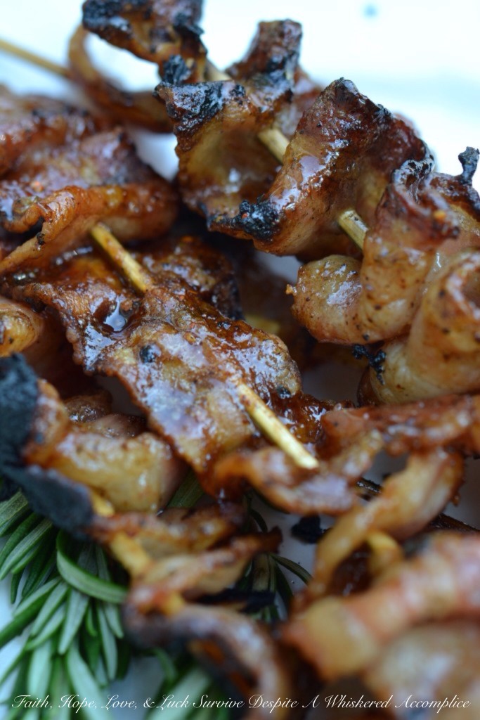 Day 3 - Taco Seasoning: Grilled Bacon - There is bacon, and then there is grilled bacon. Imagine strips of thick-sliced, flavor-packed bacon threaded onto skewers, rendered to bubbly, golden-brown perfection over a low, open flame, then mopped in a zesty, Mexican-inspired sauce made with an easy homemade taco seasoning. It’s smoky, it’s spicy, and arguably the most addictive thing you’ll ever pull off the grill. Once you experience the sticky, addictive crunch of grilled bacon, your stove-top skillet is going to start feeling pretty lonely.
