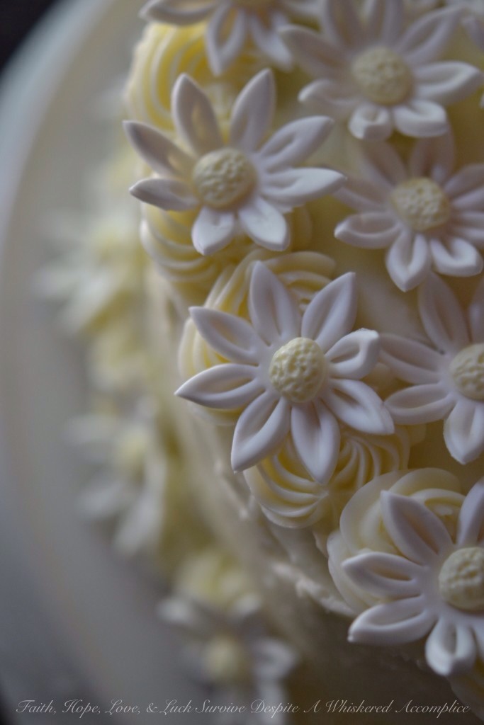 Raspberry Lemon Cake with Italian Buttercream | Faith, Hope, Love, and Luck Survive Despite a Whiskered Accomplice