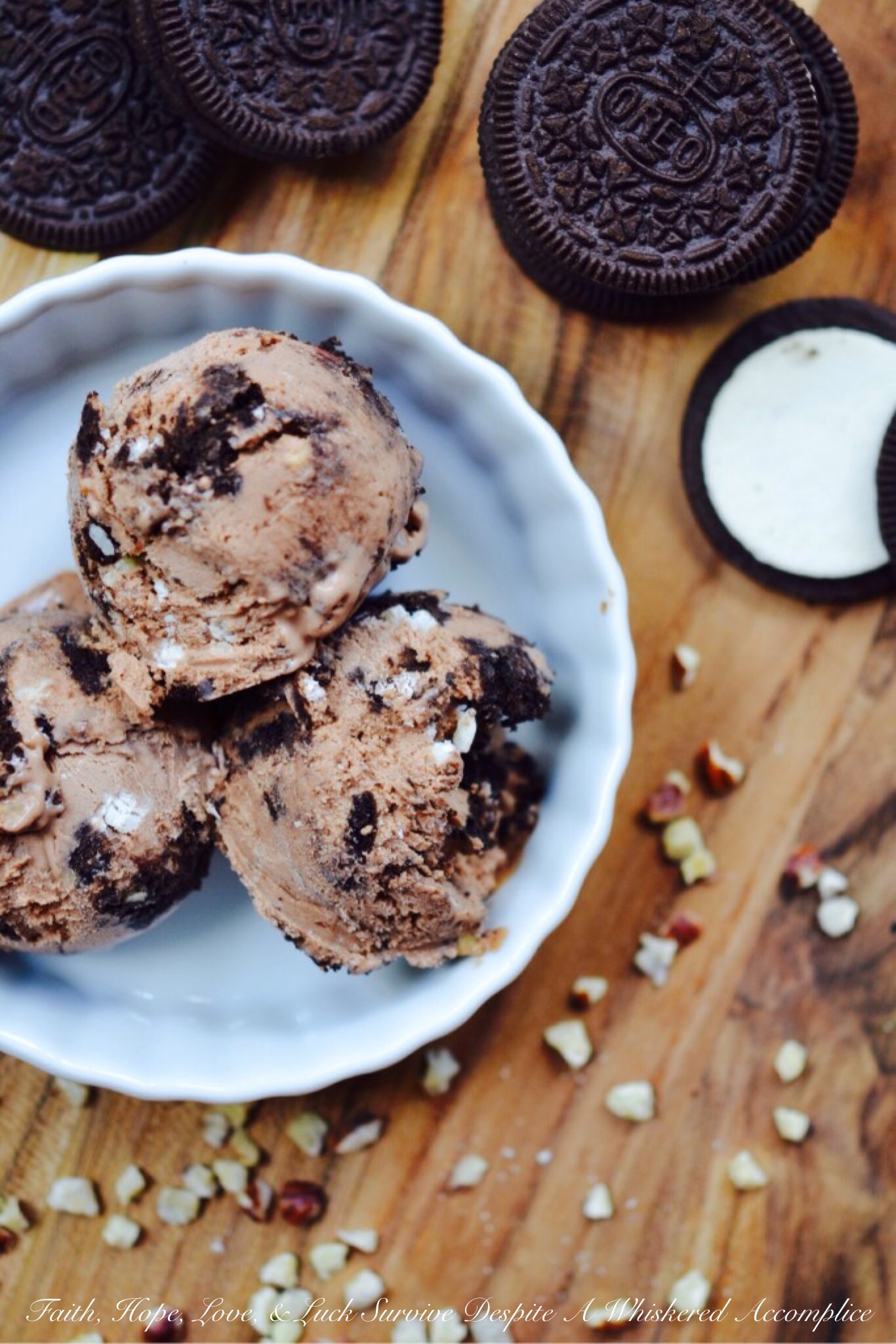 Hazelnut Oreo Ice Cream