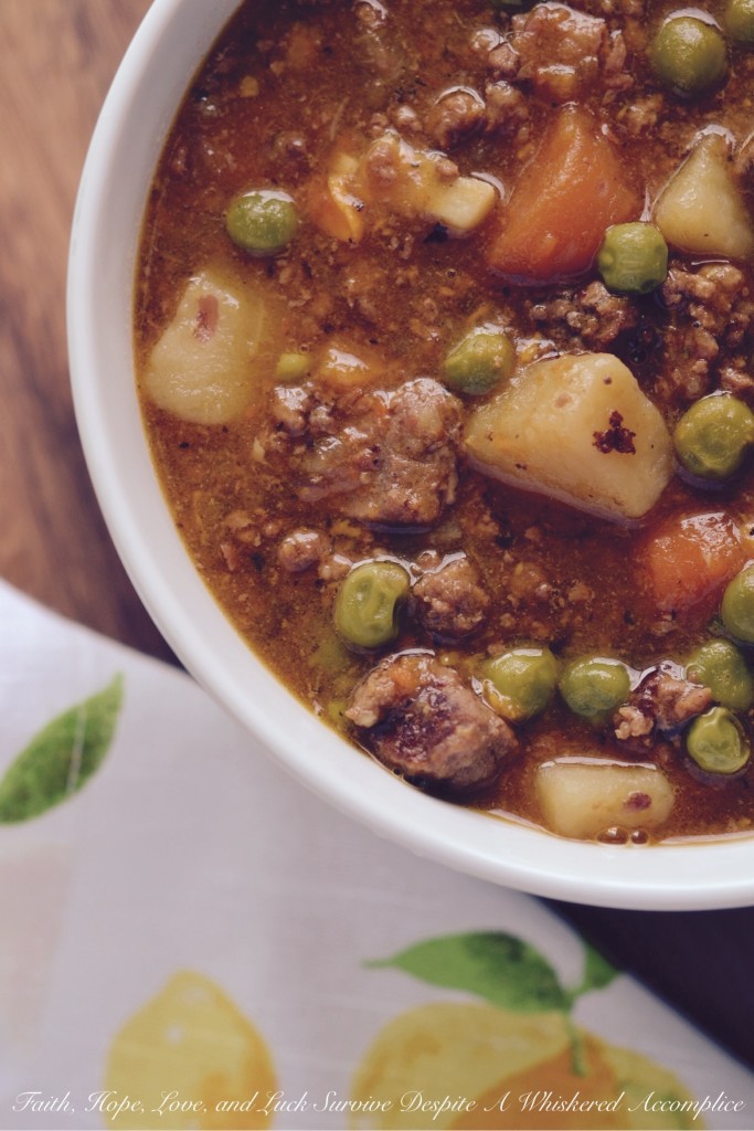 Double the Beef Stew | Faith, Hope, Love, and Luck Survive Despite a Whiskered Accomplice