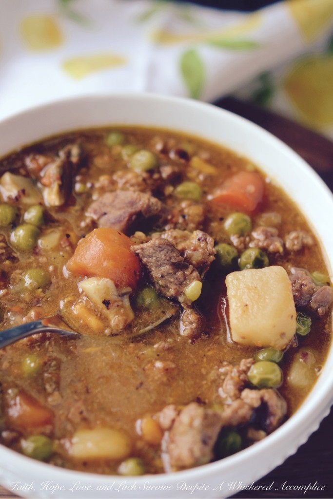 Double the Beef Stew | Faith, Hope, Love, and Luck Survive Despite a Whiskered Accomplice
