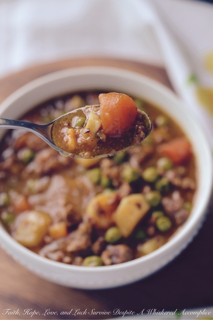Double the Beef Stew | Faith, Hope, Love, and Luck Survive Despite a Whiskered Accomplice