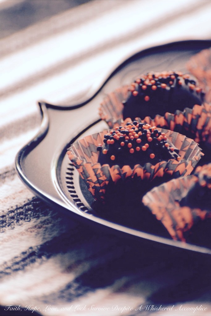 Faux Butterfinger Balls | Faith, Hope, Love, and Luck Survive Despite a Whiskered Accomplice