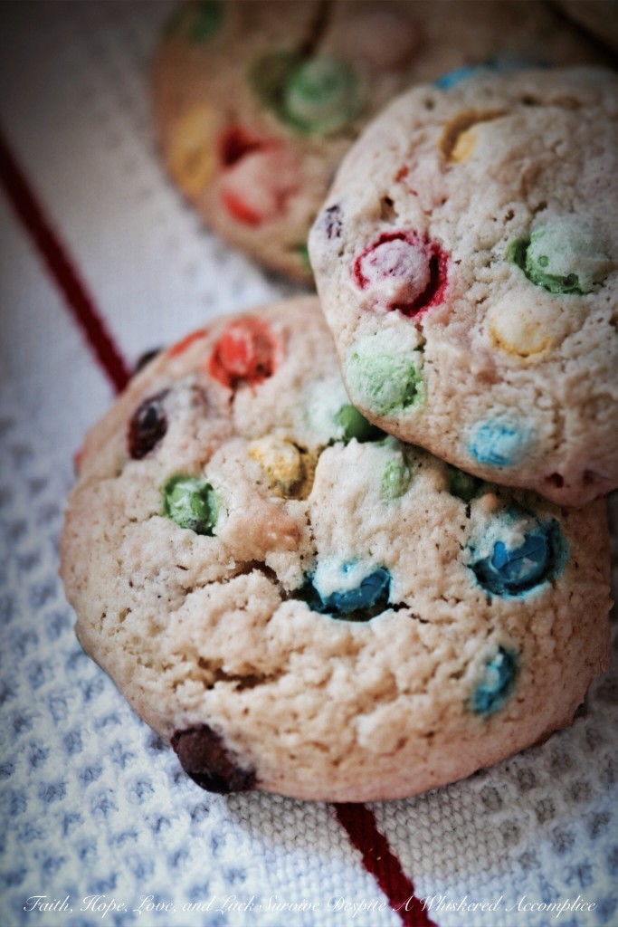 Celebrate Good Times Vanilla Cake Mix Cookies | Faith, Hope, Love, and Luck Survive Despite a Whiskered Accomplice