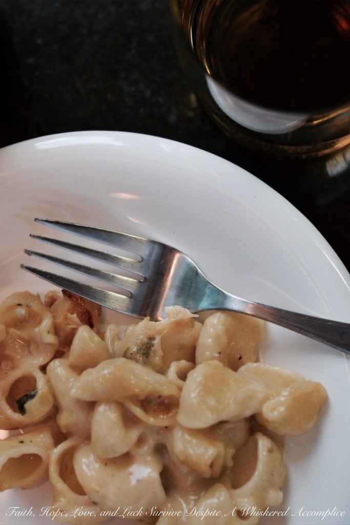 Irish Whiskey Scallion Mac and Cheese - This rich and creamy mac and cheese gets a St. Patrick's Day makeover with the addition of Irish whiskey. Irish butter, scallions, and Irish cheese also help to give this decadent pasta dish a special holiday flavor.
