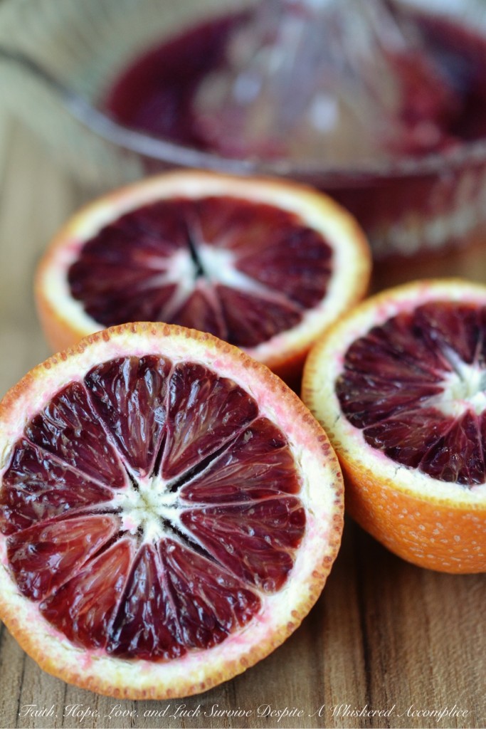 Blood Orange Coconut Water Salad Dressing | Faith, Hope, Love, and Luck Survive Despite a Whiskered Accomplice