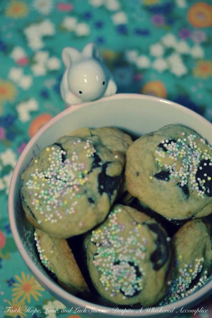 Easter Bunny Poop Cookies | Faith, Hope, Love, and Luck Survive Despite a Whiskered Accomplice