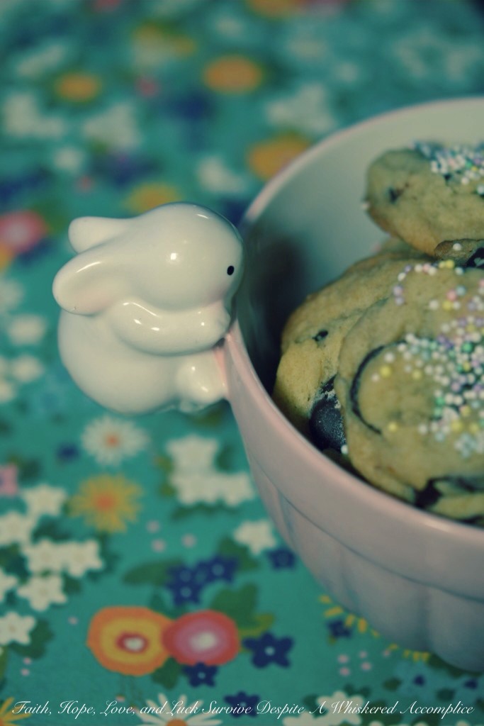 Easter Bunny Poop Cookies | Faith, Hope, Love, and Luck Survive Despite a Whiskered Accomplice