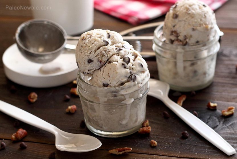 Paleo Chunky Money Ice Cream | Faith, Hope, Love, and Luck Survive Despite a Whiskered Accomplice