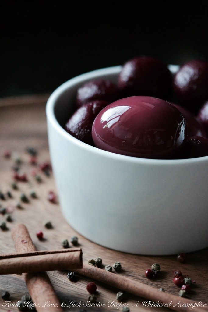 Pickled Eggs with Beets | Faith, Hope, Love, and Luck Survive Despite a Whiskered Accomplice
