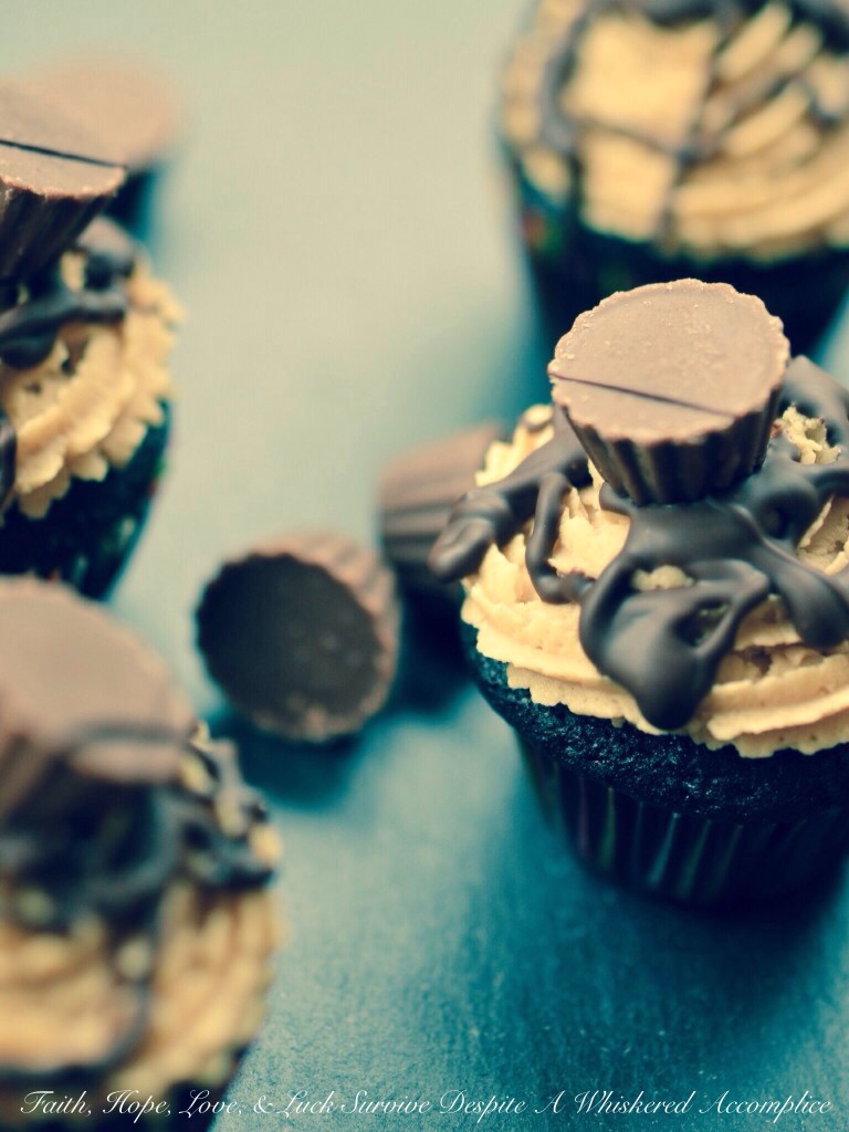 Reese's Minis Cupcakes | Faith, Hope, Love, and Luck Survive Despite a Whiskered Accomplice
