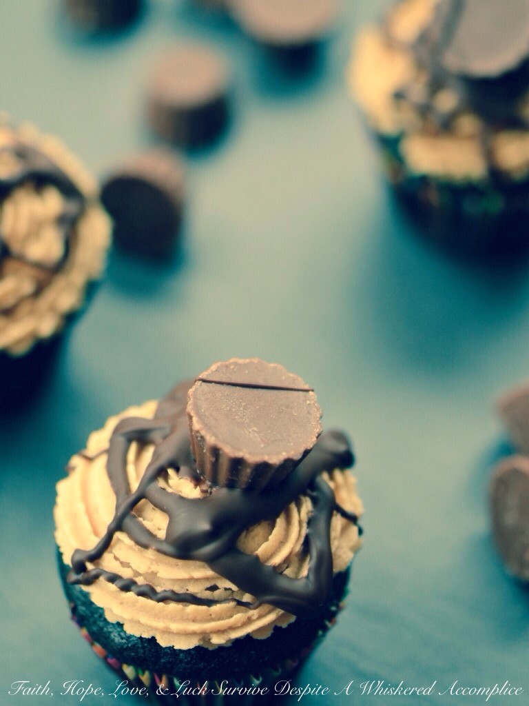 Reese's Minis Cupcakes | Faith, Hope, Love, and Luck Survive Despite a Whiskered Accomplice
