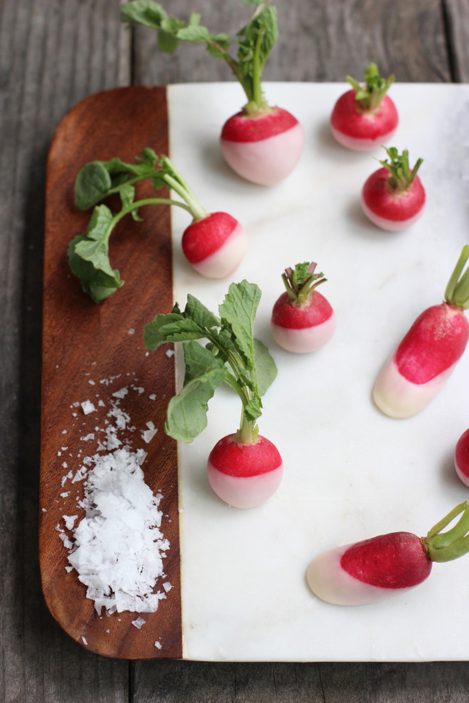 Butter Dipped Radishes | Faith, Hope, Love, and Luck Survive Despite a Whiskered Accomplice