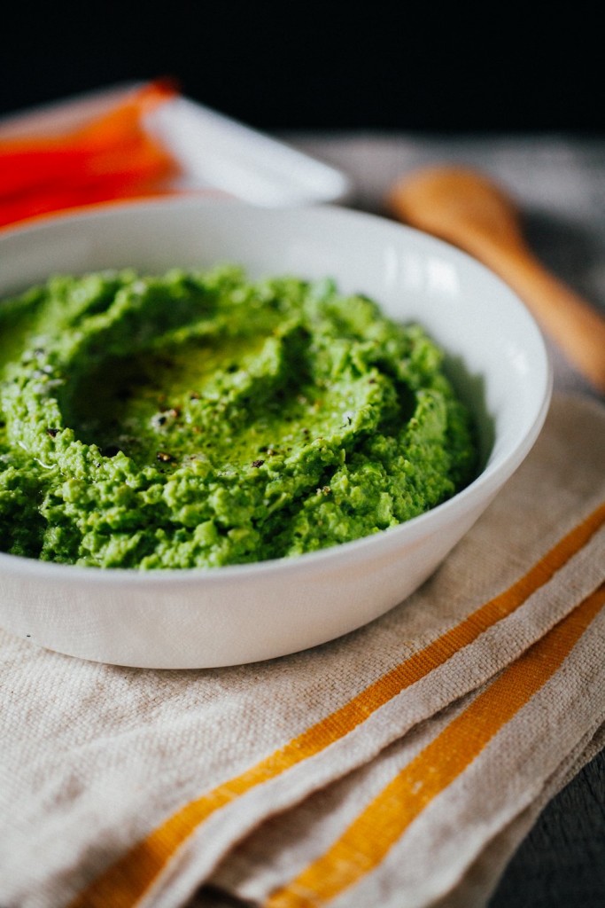 Spring Pea Dip | Faith, Hope, Love, and Luck Survive Despite a Whiskered Accomplice