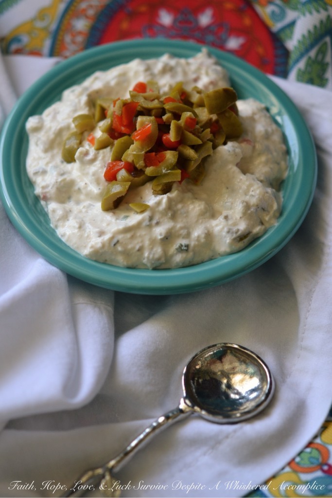 Olive Crema for Empanadas | Faith, Hope, Love, and Luck Survive Despite a Whiskered Accomplice