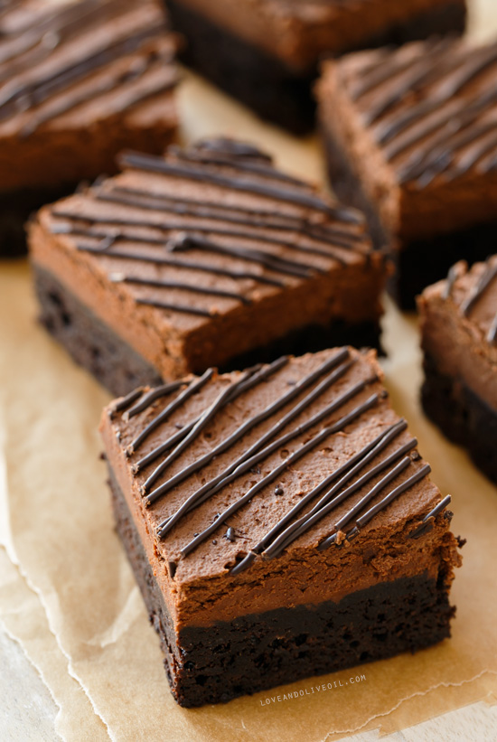 Chocolate Mousse Brownies | Faith, Hope, Love, and Luck Survive Despite a Whiskered Accomplice