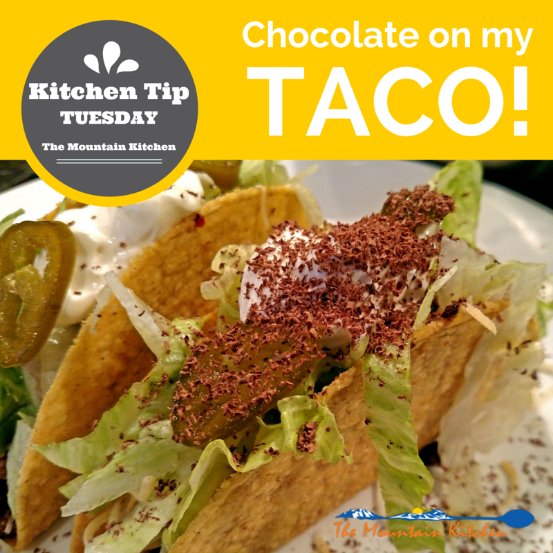 Kitchen Tip Tuesday - Chocolate On My TACO | Faith, Hope, Love, and Luck Survive Despite a Whiskered Accomplice