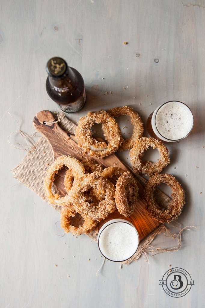 Crispy Beer Battered Steak House Onion Rings | Faith, Hope, Love, and Luck Survive Despite a Whiskered Accomplice