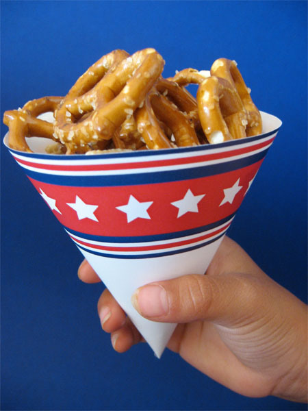 DIY Fourth of July Snack Cups | Faith, Hope, Love, and Luck Survive Despite a Whiskered Accomplice