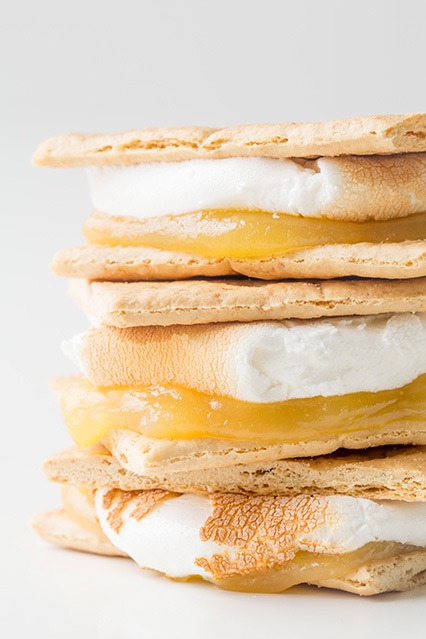 Lemon Meringue Pie S'mores | Faith, Hope, Love, and Luck Survive Despite a Whiskered Accomplice