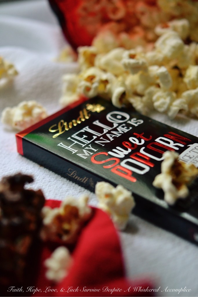Boom Chicka Popcorn Brownies | Faith, Hope, Love, and Luck Survive Despite a Whiskered Accomplice