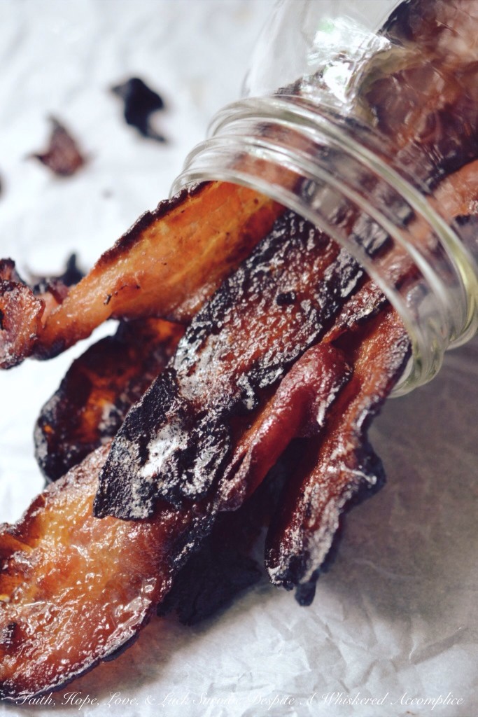 Horseradish Candied Bacon | Faith, Hope, Love, and Luck Survive Despite a Whiskered Accomplice