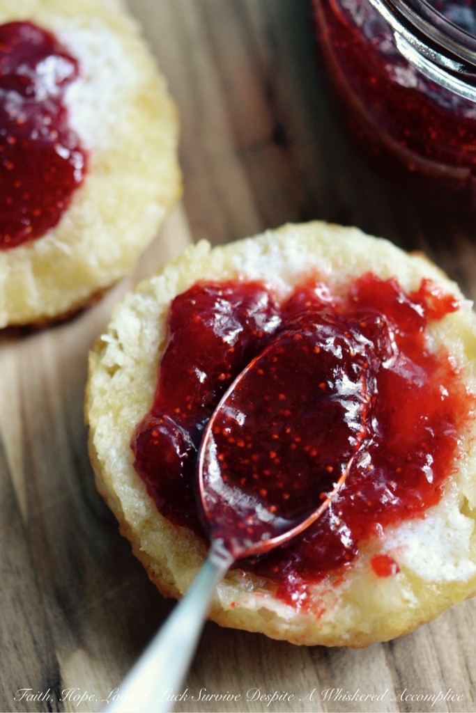 Small-Batch Strawberry Refrigerator Preserves | Faith, Hope, Love, and Luck Survive Despite a Whiskered Accomplice