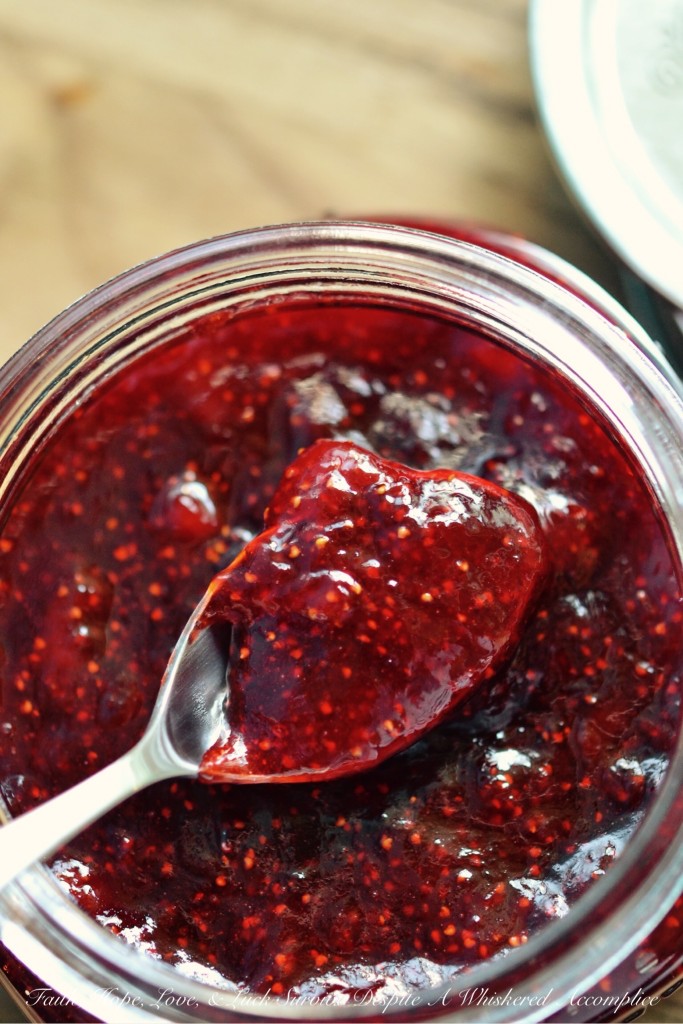 Small-Batch Strawberry Refrigerator Preserves | Faith, Hope, Love, and Luck Survive Despite a Whiskered Accomplice