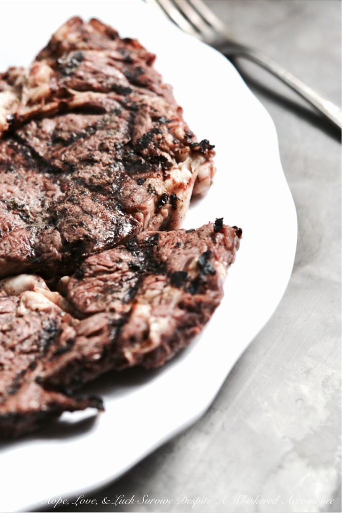 Margarita Delmonico Ribeye Steaks | Faith, Hope, Love, and Luck Survive Despite a Whiskered Accomplice