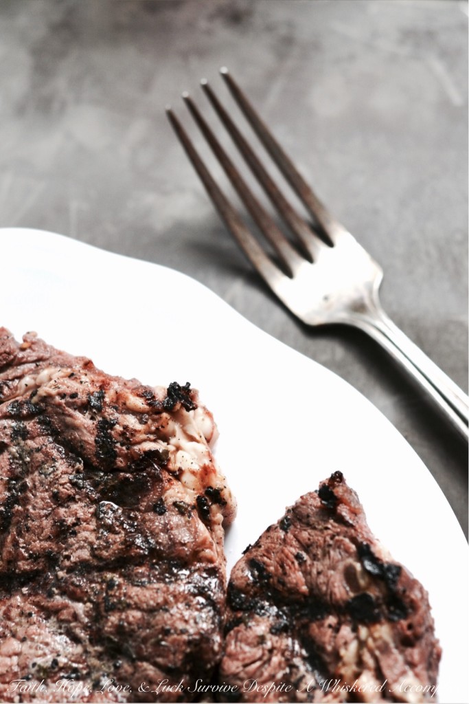 Margarita Delmonico Ribeye Steaks | Faith, Hope, Love, and Luck Survive Despite a Whiskered Accomplice