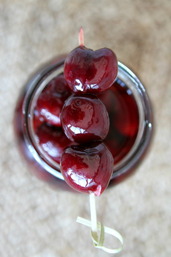 Boozy Bourbon Cherries | Faith, Hope, Love, and Luck Survive Despite a Whiskered Accomplice