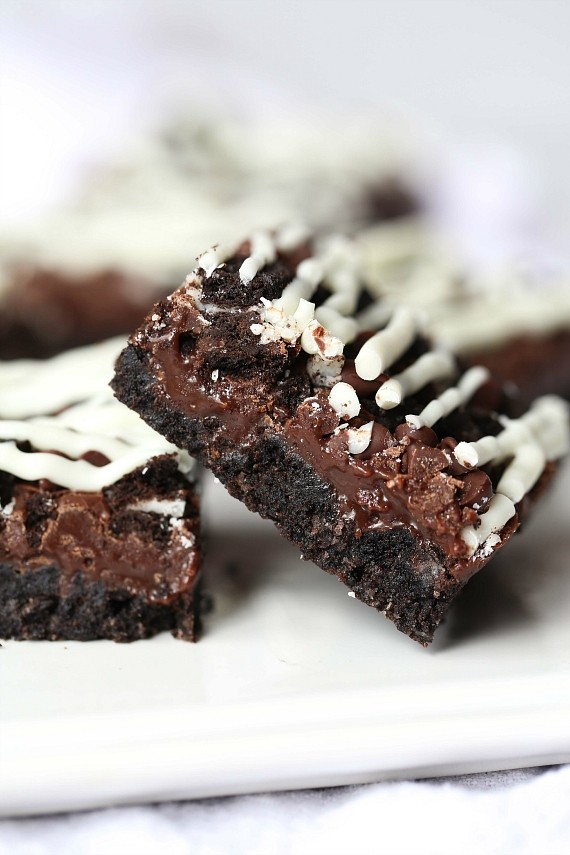 Triple Chocolate Oreo Bars | Faith, Hope, Love, and Luck Survive Despite a Whiskered Accomplice