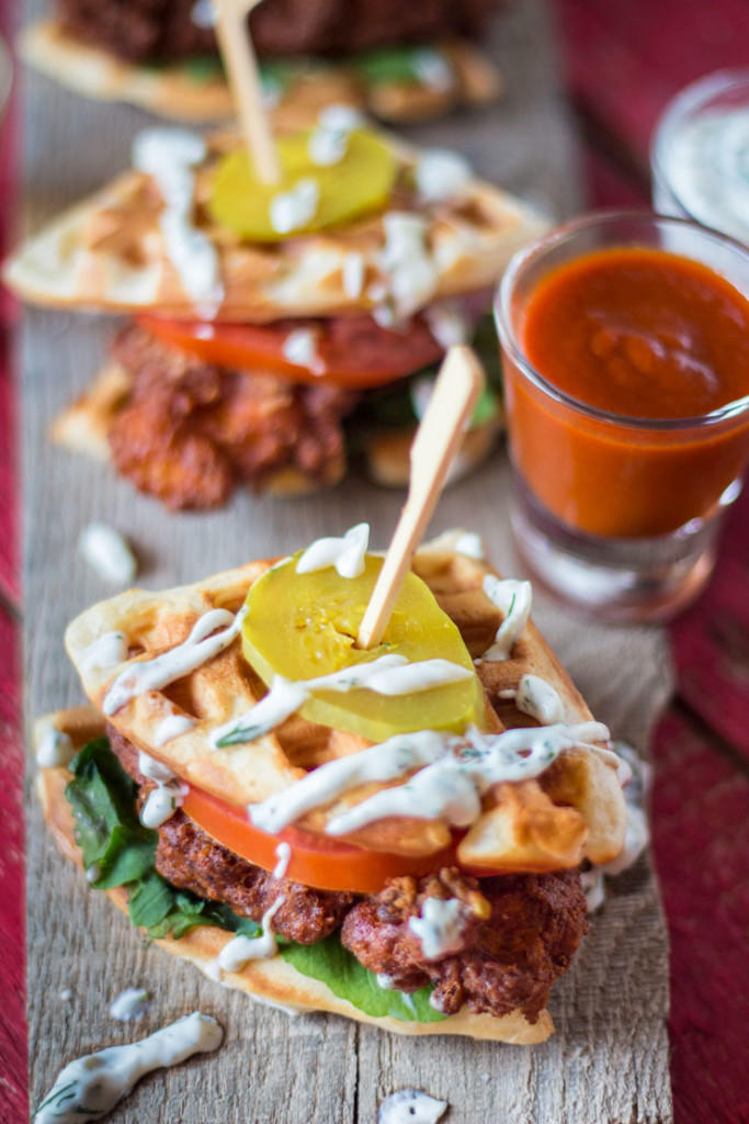 Hot Chicken Waffle Sliders | Faith, Hope, Love, and Luck Survive Despite a Whiskered Accomplice