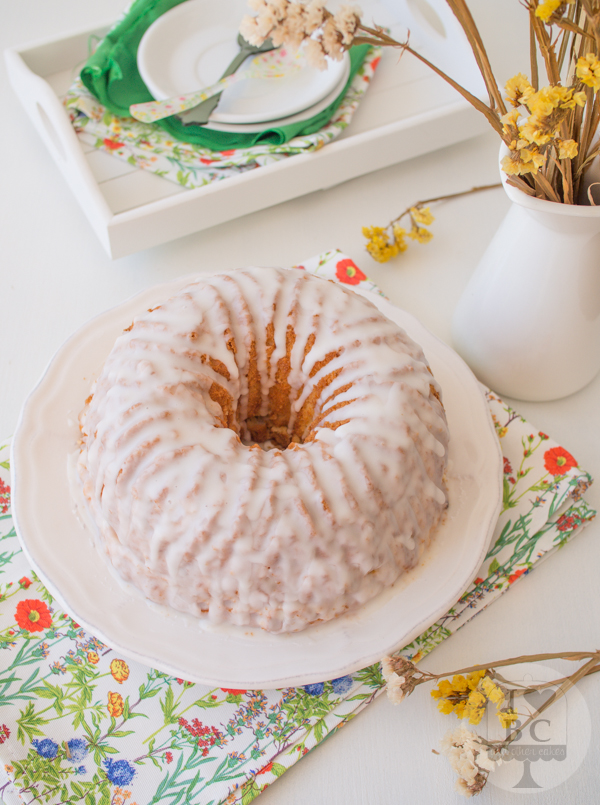Lemon Curd Bundt Cake with Lemon Glaze | Faith, Hope, Love, and Luck Survive Despite a Whiskered Accomplice