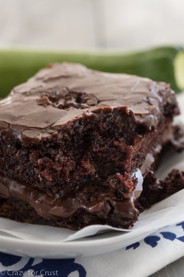 Zucchini Brownies | Faith, Hope, Love, and Luck Survive Despite a Whiskered Accomplice