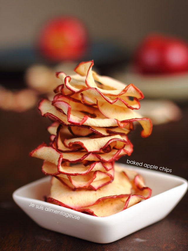 Baked Apple Chips | Faith, Hope, Love, and Luck Survive Despite a Whiskered Accomplice