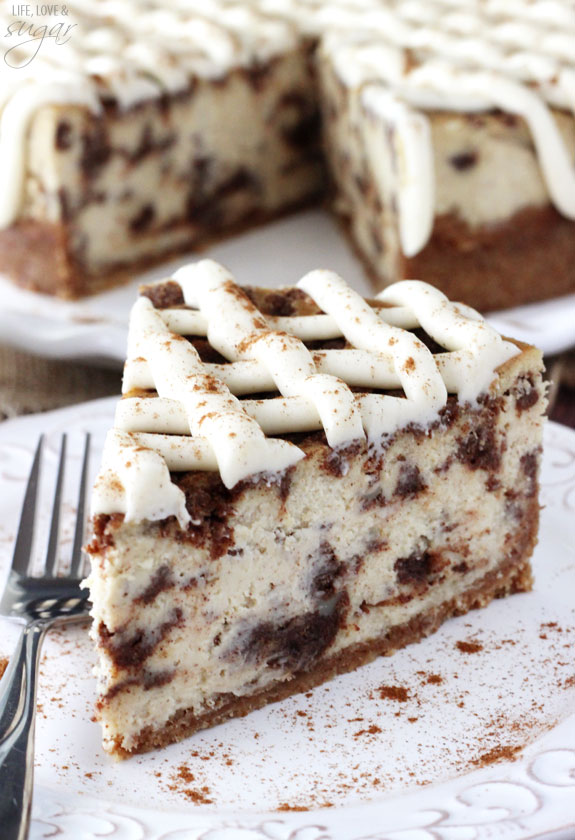 Cinnamon Roll Cheesecake | Faith, Hope, Love, and Luck Survive Despite a Whiskered Accomplice