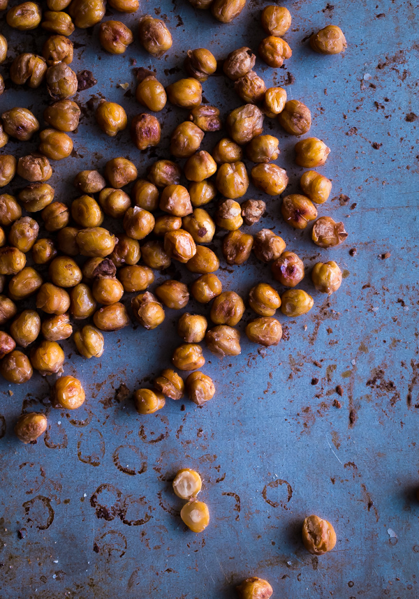 Salt and Vinegar Roasted Chickpeas | Faith, Hope, Love, and Luck Survive Despite a Whiskered Accomplice