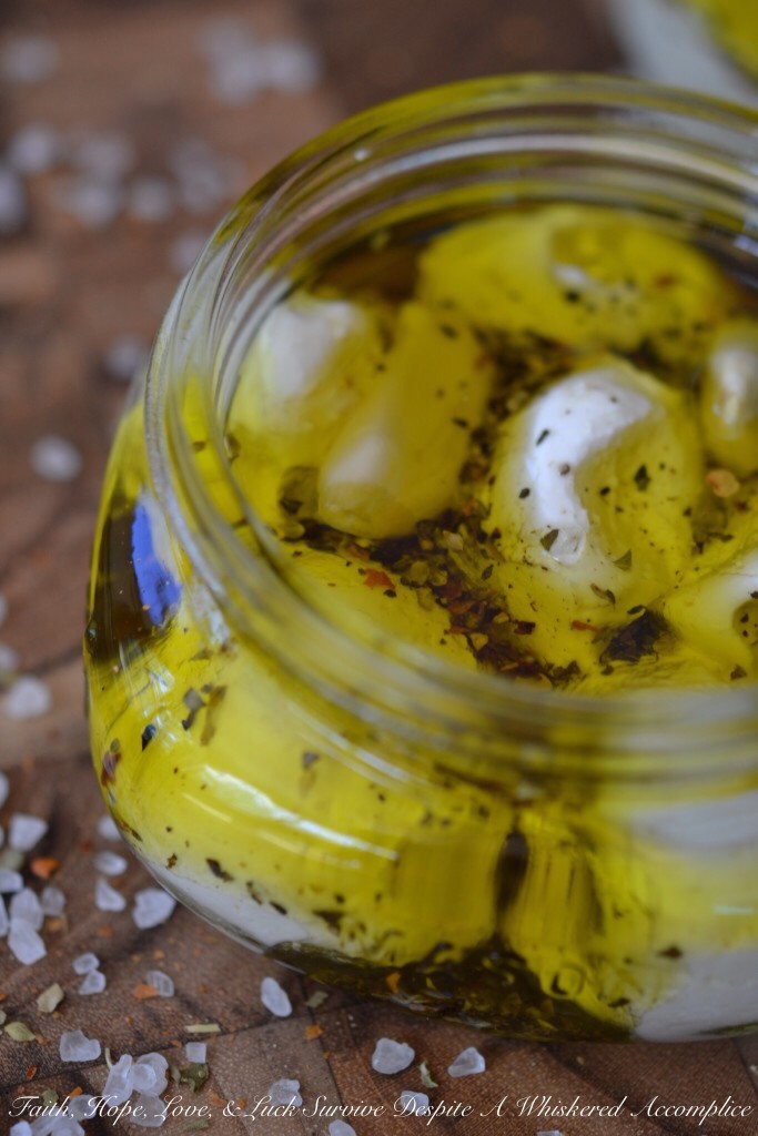 Italian Marinated Labneh | Faith, Hope, Love, and Luck Survive Despite a Whiskered Accomplice