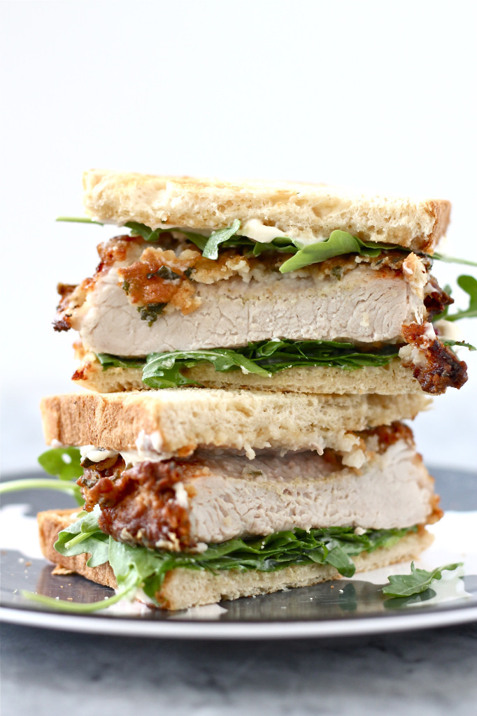 Buttermilk Sage Fried Pork Chop Sandwiches | Faith, Hope, Love, and Luck Survive Despite a Whiskered Accomplice