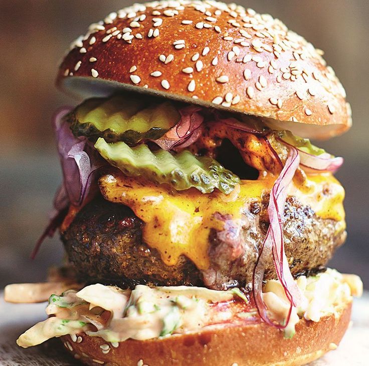 Jamie Oliver's Drool-Worthy Burger for National Burger Day | Faith, Hope, Love, and Luck Survive Despite a Whiskered Accomplice