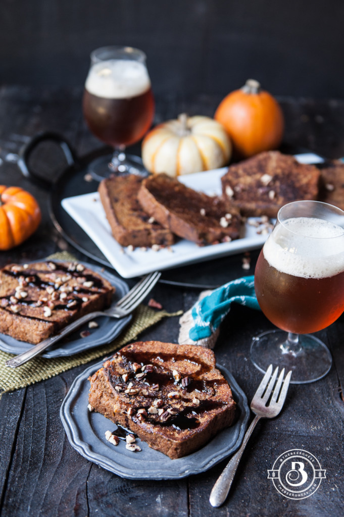 Pumpkin Beer Bread French Toast | Faith, Hope, Love, and Luck Survive Despite a Whiskered Accomplice