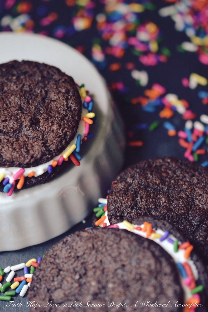 Rainbow S'moreo Cookies | Faith, Hope, Love, and Luck Survive Despite a Whiskered Accomplice