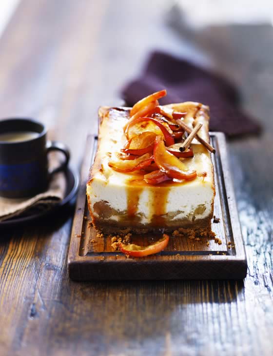Toffee Apple Cheesecake | Faith, Hope, Love, and Luck Survive Despite a Whiskered Accomplice
