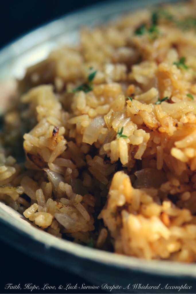Bloody Mary Rice | Faith, Hope, Love, and Luck Survive Despite a Whiskered Accomplice