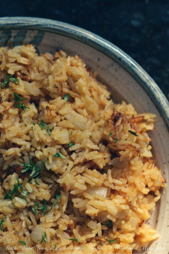 Bloody Mary Rice | Faith, Hope, Love, and Luck Survive Despite a Whiskered Accomplice