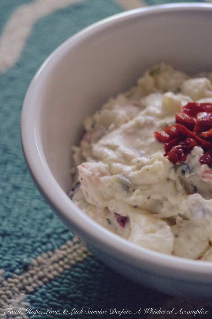 Last-Minute Potato Salad | Faith, Hope, Love, and Luck Survive Despite a Whiskered Accomplice
